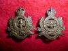 M50 - The Lambton Regiment of Canada Collar Badge Pair